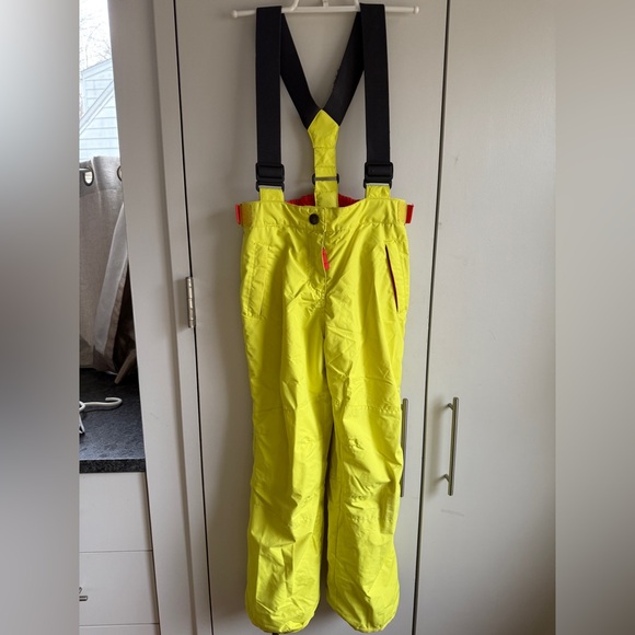 Mini Boden All Weather Snow Pants-High Visibility Neon Yellow, 7/8, MSRP $99 - Picture 6 of 13